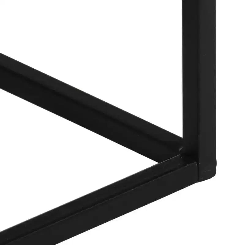 vidaXL Tavolo Consolle 110x30x75 cm Legno Massello di Acacia e Ferro