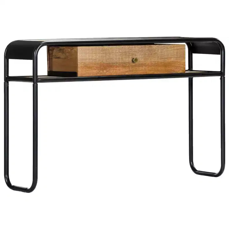 vidaXL Tavolo Consolle Tavolo da Ingresso Tavolo Laterale con Cassetto Legno Massello di Mango