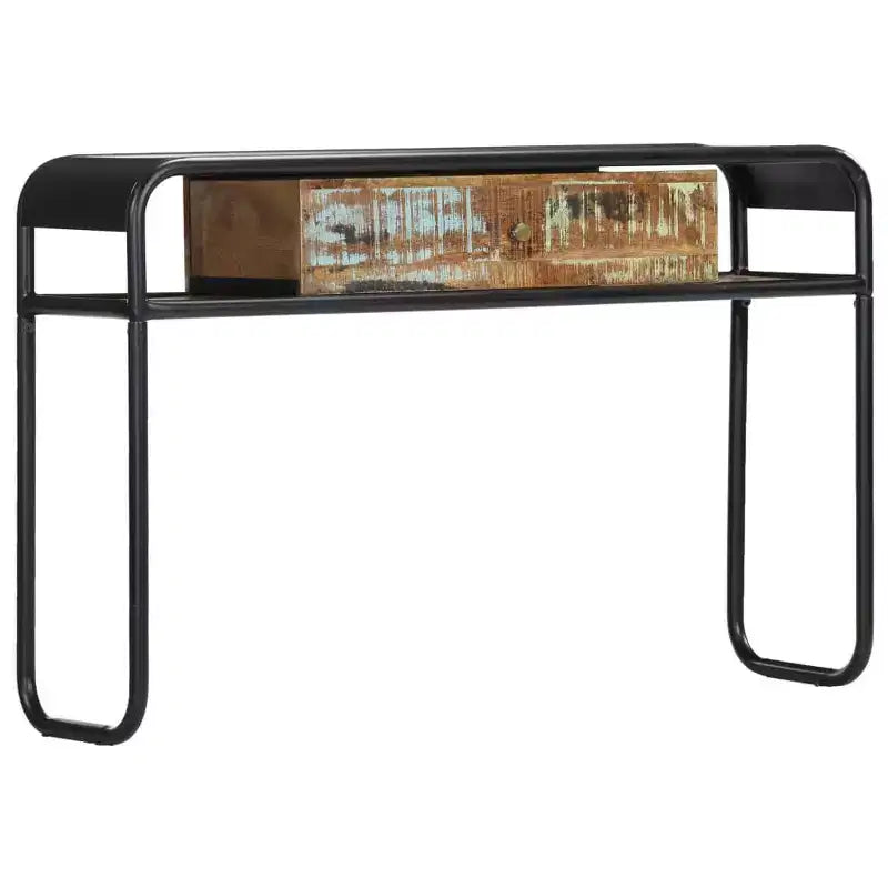 vidaXL Tavolo Consolle Tavolo da Ingresso Tavolo Laterale con Cassetto Legno Massello di Mango