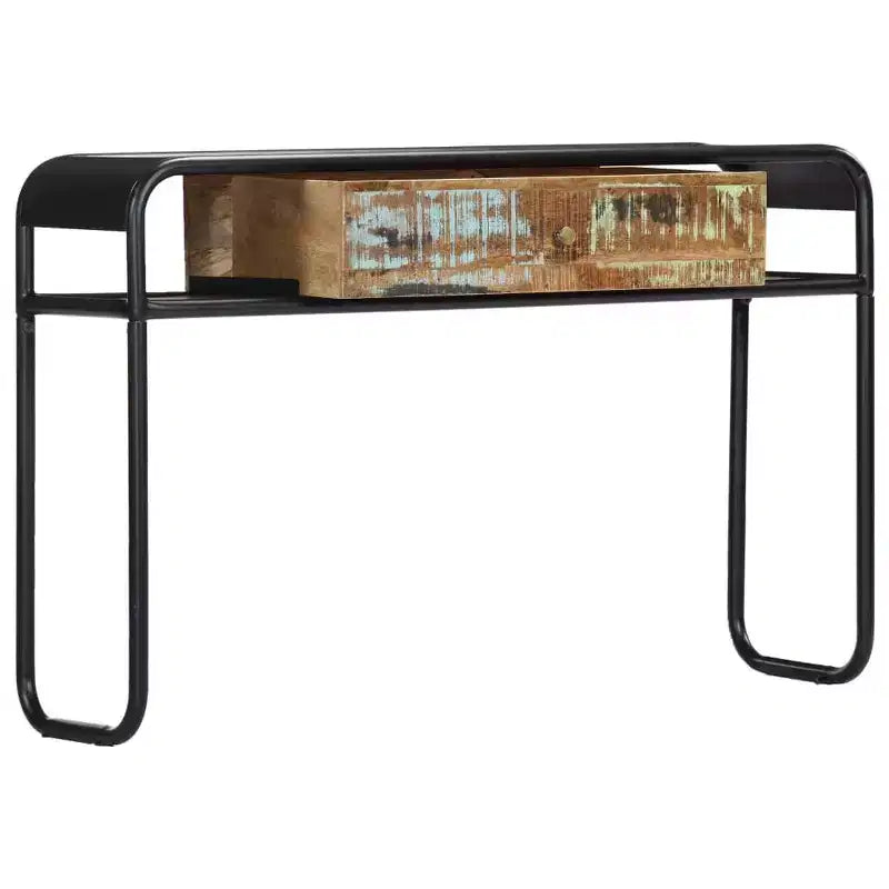 vidaXL Tavolo Consolle Tavolo da Ingresso Tavolo Laterale con Cassetto Legno Massello di Mango