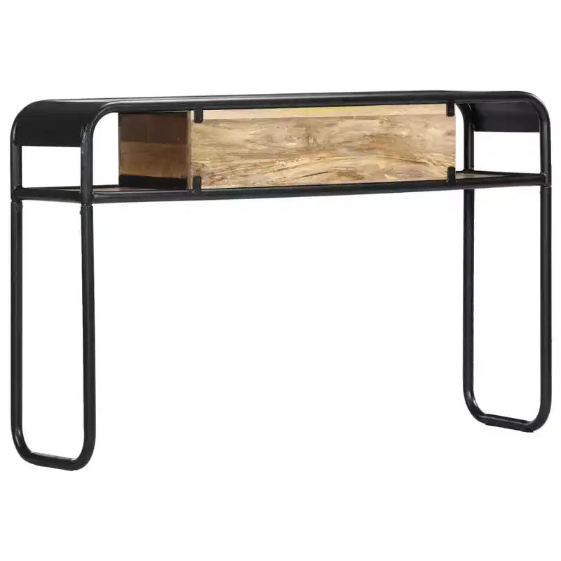 vidaXL Tavolo Consolle Tavolo da Ingresso Tavolo Laterale con Cassetto Legno Massello di Mango