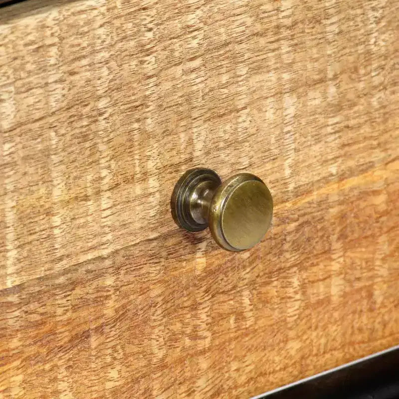 vidaXL Tavolo Consolle Tavolo da Ingresso Tavolo Laterale con Cassetto Legno Massello di Mango