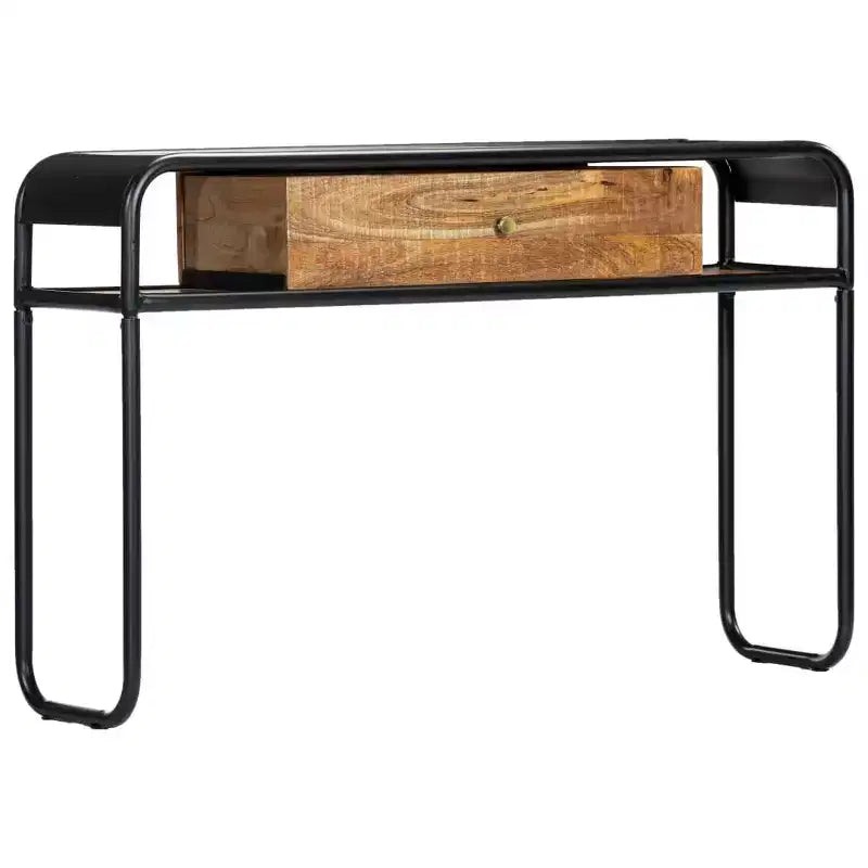 vidaXL Tavolo Consolle Tavolo da Ingresso Tavolo Laterale con Cassetto Legno Massello di Mango