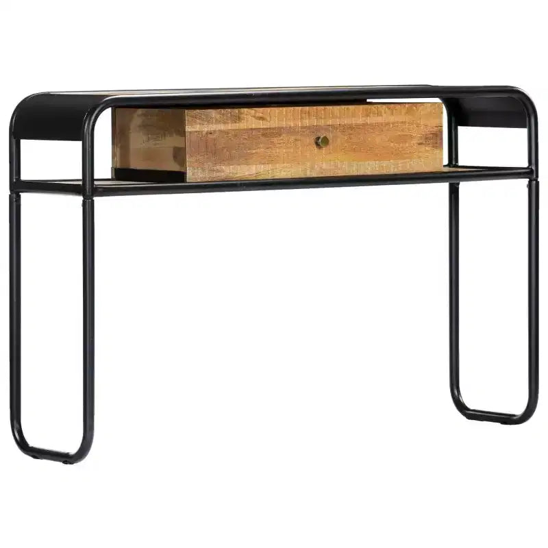 vidaXL Tavolo Consolle Tavolo da Ingresso Tavolo Laterale con Cassetto Legno Massello di Mango
