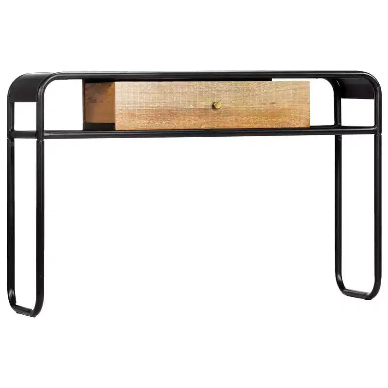 vidaXL Tavolo Consolle Tavolo da Ingresso Tavolo Laterale con Cassetto Legno Massello di Mango