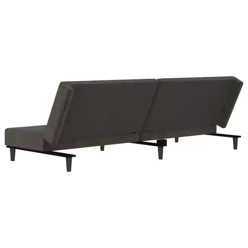 vidaXL Divano letto a 2 posti, poltroncina imbottita, divano letto a due posti in velluto