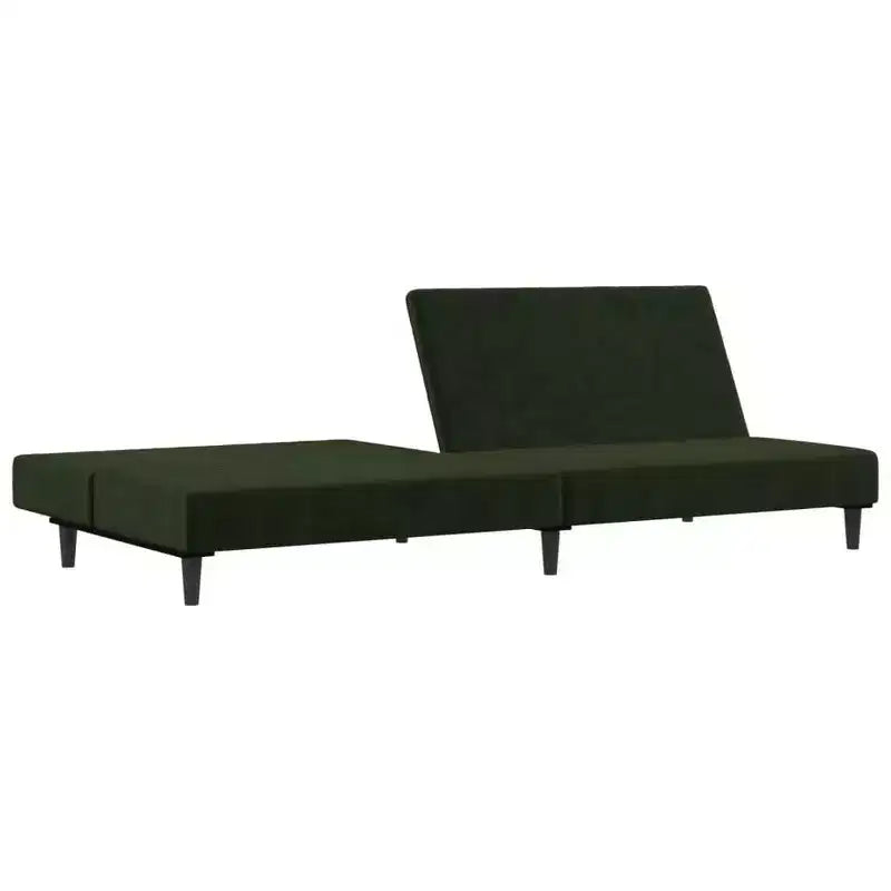 vidaXL Divano letto a 2 posti, poltroncina imbottita, divano letto a due posti in velluto