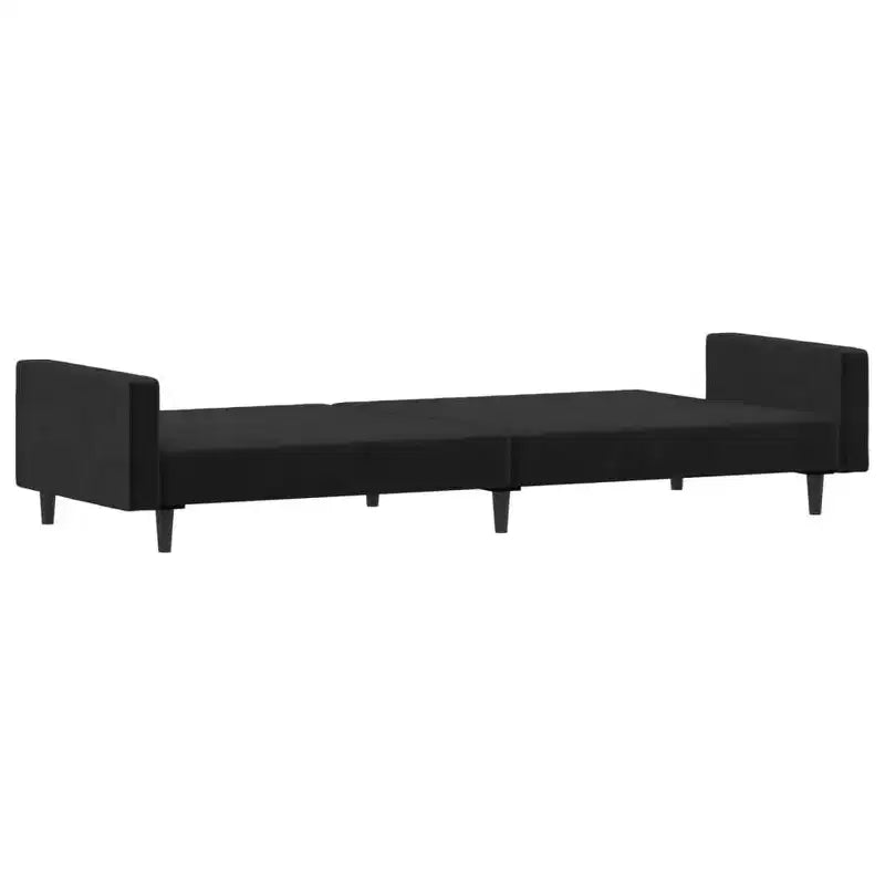 vidaXL Divano letto a 2 posti, poltroncina imbottita, divano letto a due posti in velluto