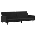 vidaXL 2-Seater Sofa Bed Accent Upholstered Loveseat Sleeper Couch Velvet