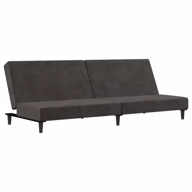 vidaXL Divano letto a 2 posti, poltroncina imbottita, divano letto a due posti in velluto