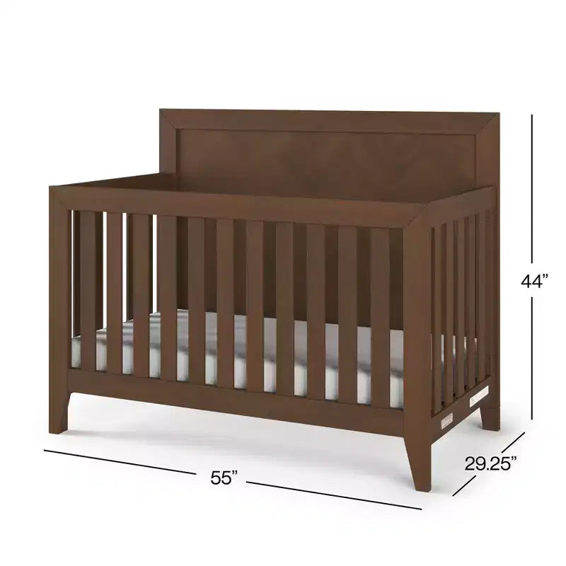 Culla Convertibile Child Craft Kieran 4-in-1, Si Trasforma in Lettino da Giorno, Lettino per Bambini, Letto Matrimoniale, 3 Posizioni Materasso, Finitura Sicura per Neonati