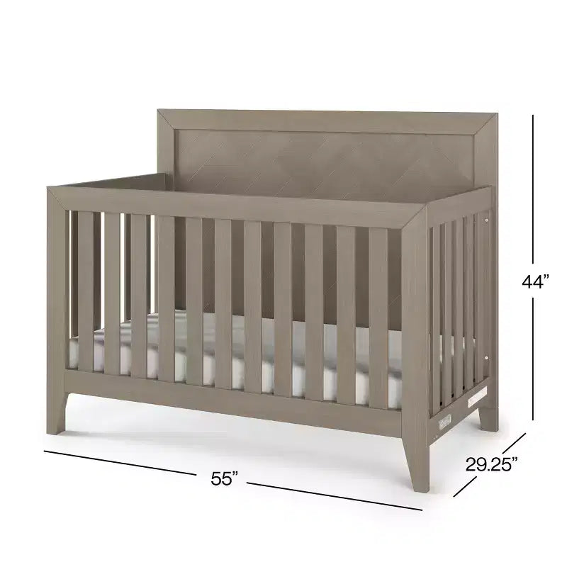 Culla Convertibile Child Craft Kieran 4-in-1, Si Trasforma in Lettino da Giorno, Lettino per Bambini, Letto Matrimoniale, 3 Posizioni Materasso, Finitura Sicura per Neonati