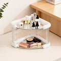 VECELO 2/3-Tier Desktop Corner Stand, Space Saving Desktop shelf, Table organizer for Kitchen or Living Room, White