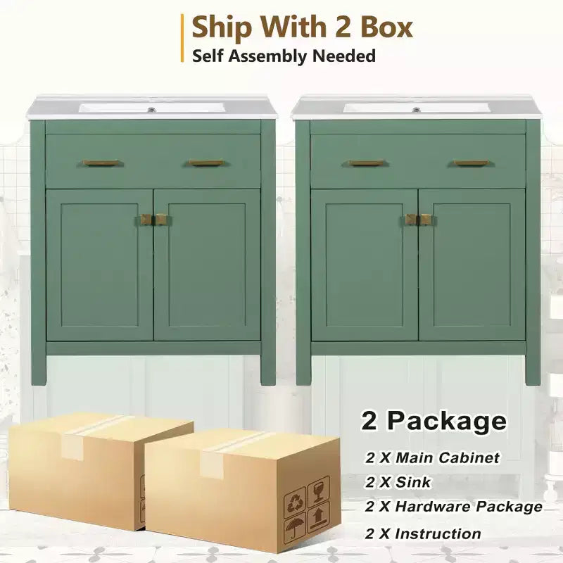 Mobile bagno 150 cm con doppio lavabo, mobile da bagno con ante e cassetti a chiusura ammortizzata