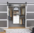 Torre sospesa Suite Symphony da 25 pollici con 3 ripiani superiori e 4 cassetti moderni Kit - ClosetMaid