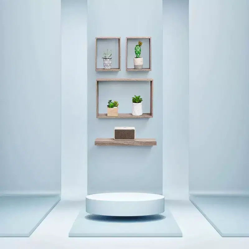 Mensola galleggiante in acero da 17,7 con staffa a scomparsa, montaggio a parete in legno, perfetta per l'arredamento di bagno/camera da letto/cucina o per esporre libri/piante, facile installazione.